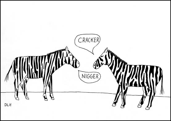 White With Black Stripes